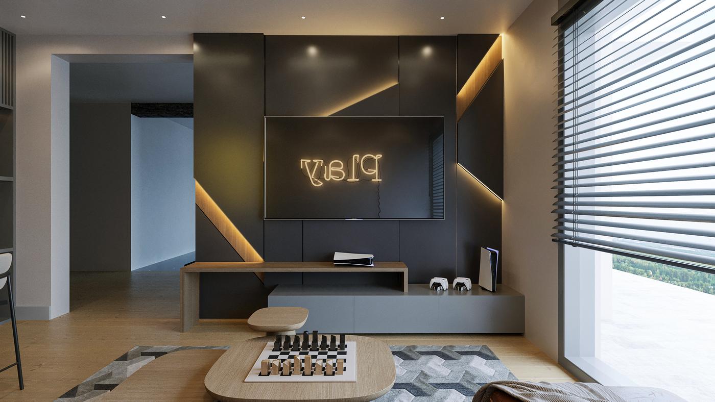 DAVID Villa Eğlence Odası Projesi