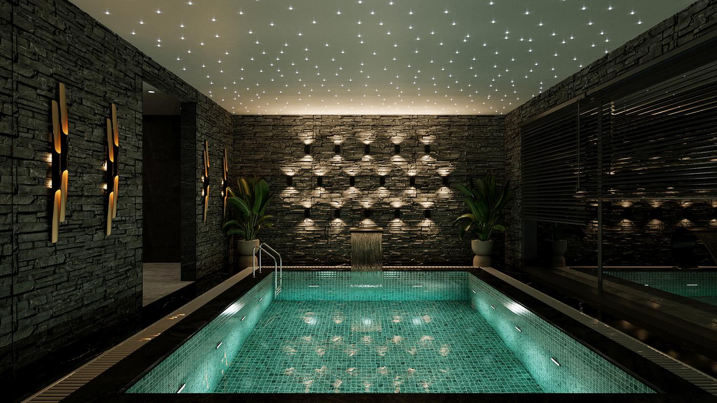 DAVID Villa Havuz Odası Projesi