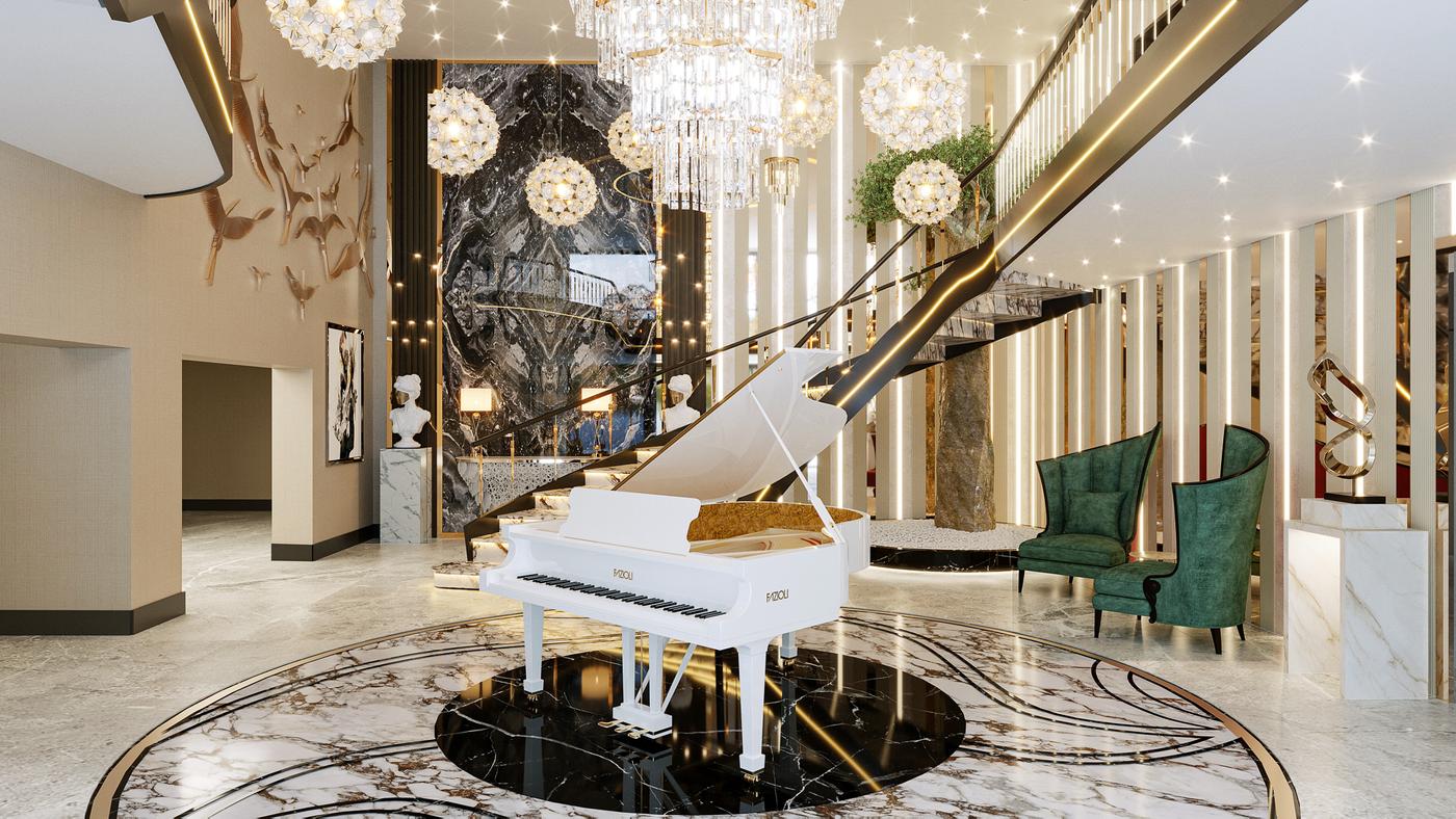 Otel İç Dizayn Projemiz